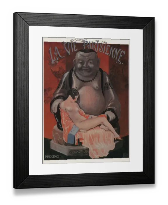 Framed Print : Innocence. La Vie Parisienne Magazine Cover, 1925. From a private collection Framed Print : Innocence. La Vie Parisienne Magazine Cover, 1925. From a private collection