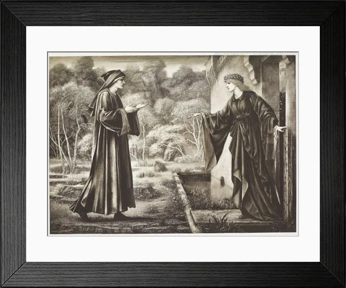 Framed Print : The Pilgrim At The Gate Of Idleness Framed Print : The Pilgrim At The Gate Of Idleness