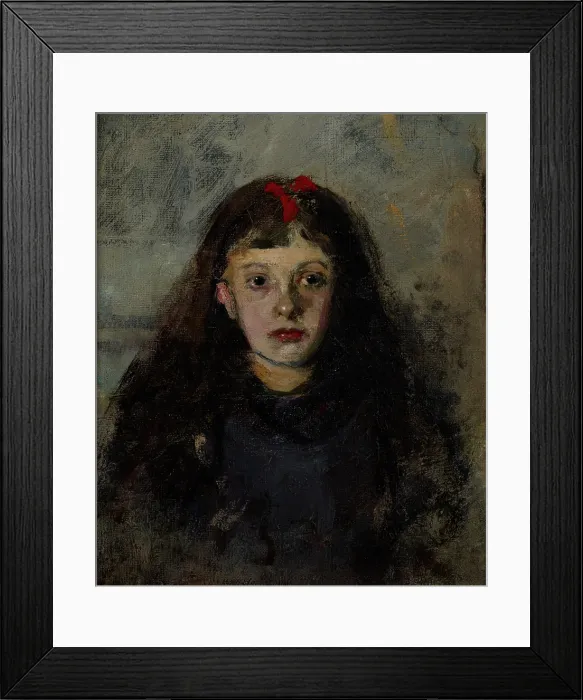 Framed Print : Portrait Of A Girl - Zofia Sokolowska Framed Print : Portrait Of A Girl - Zofia Sokolowska