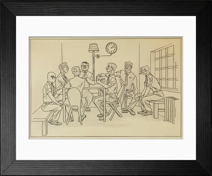 Framed Print : Pinochle: Guards At The Walters Art Gallery Framed Print : Pinochle: Guards At The Walters Art Gallery