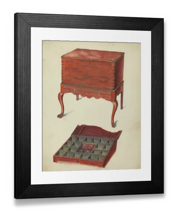 Framed Print : Cellaret, c. 1953. Creator: Carl Weiss. (Photo by Heritage Art / Heritage Framed Print : Cellaret, c. 1953. Creator: Carl Weiss. (Photo by Heritage Art / Heritage