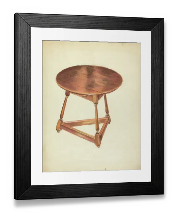 Framed Print : Table, circa 1953. Artist Harry Eisman. (Photo by Heritage Art / Heritage Framed Print : Table, circa 1953. Artist Harry Eisman. (Photo by Heritage Art / Heritage