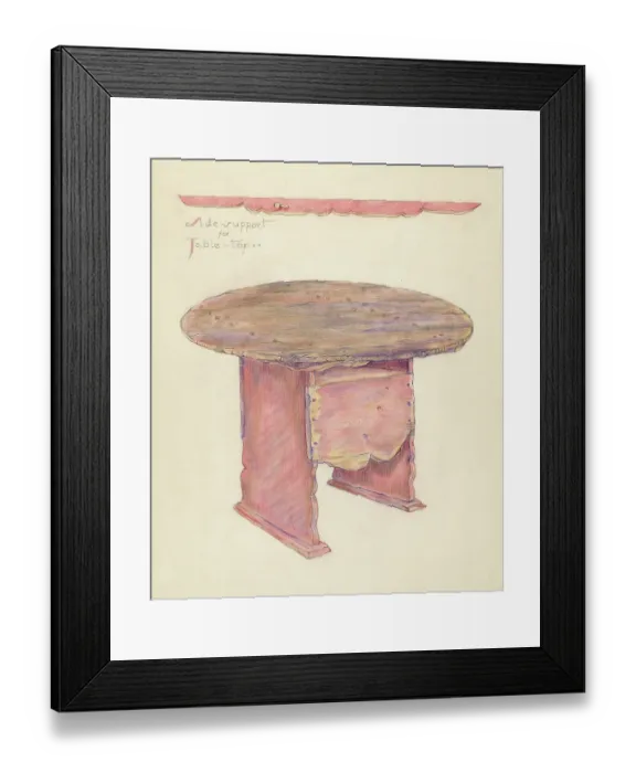 Framed Print : Table, circa 1953. Artist Unknown. (Photo by Heritage Art / Heritage Images Framed Print : Table, circa 1953. Artist Unknown. (Photo by Heritage Art / Heritage Images