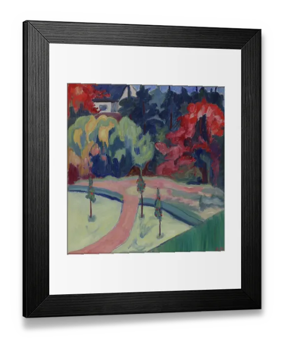 Framed Print : Landscape, circa 1900-1950. Creator: Rudolf Thygesen Framed Print : Landscape, circa 1900-1950. Creator: Rudolf Thygesen