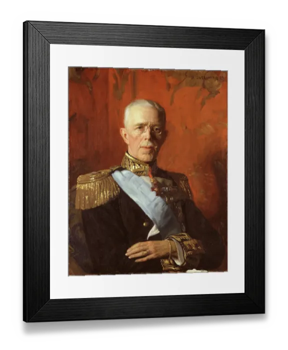 Framed Print : Gustav V (1858-1950) Framed Print : Gustav V (1858-1950)