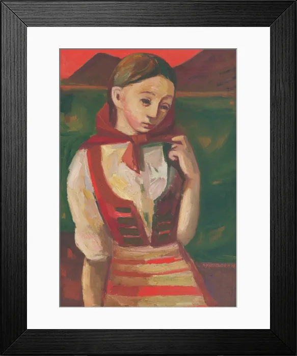 Framed Print : Girl From Detva Framed Print : Girl From Detva
