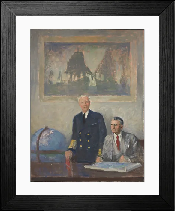 Framed Print : The High Command - Right Panel