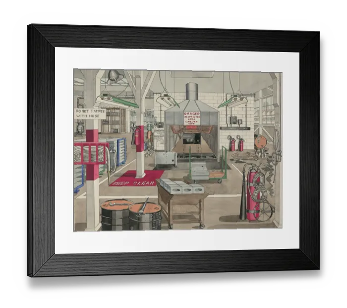 Framed Print : Japan Lacquer Dipping Vat Framed Print : Japan Lacquer Dipping Vat