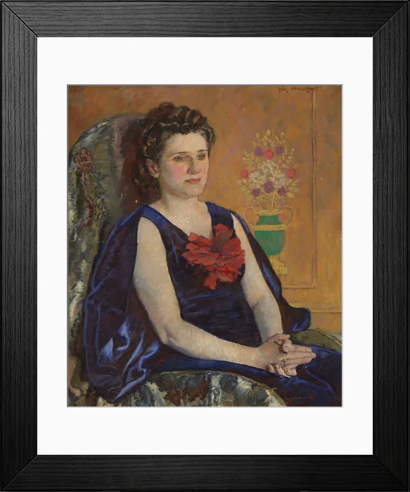 Framed Print : Portrait Of Halina Zadeckka Framed Print : Portrait Of Halina Zadeckka