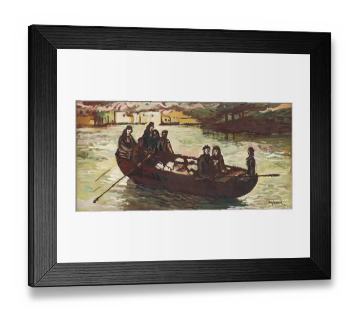 Framed Print : Escape From A Burning Village Framed Print : Escape From A Burning Village