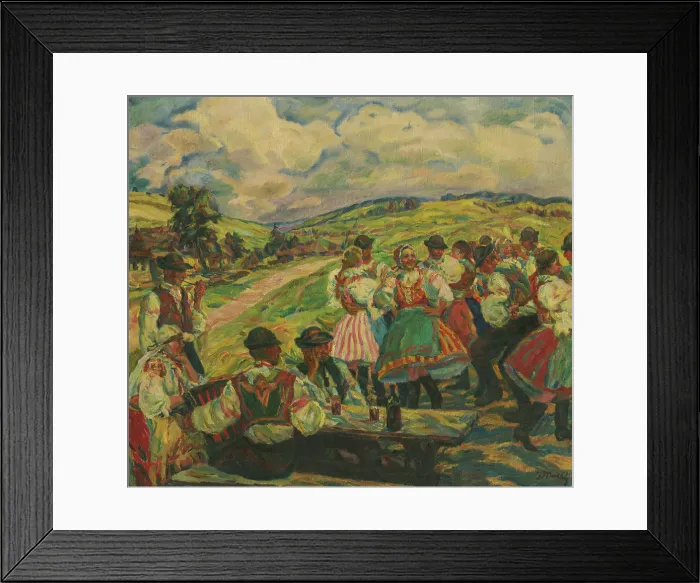 Framed Print : Village Dance Framed Print : Village Dance