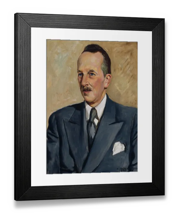 Framed Print : Portrait Of Wäinö Wallin Framed Print : Portrait Of Wäinö Wallin
