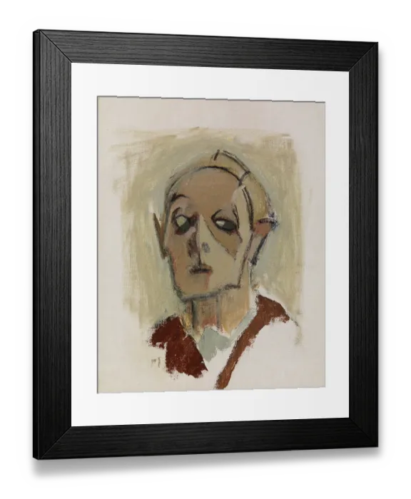 Framed Print : Self-Portrait