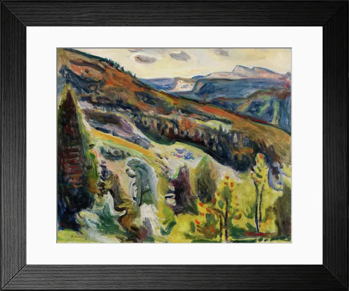 Framed Print : From Kviteseid In Telemark Framed Print : From Kviteseid In Telemark