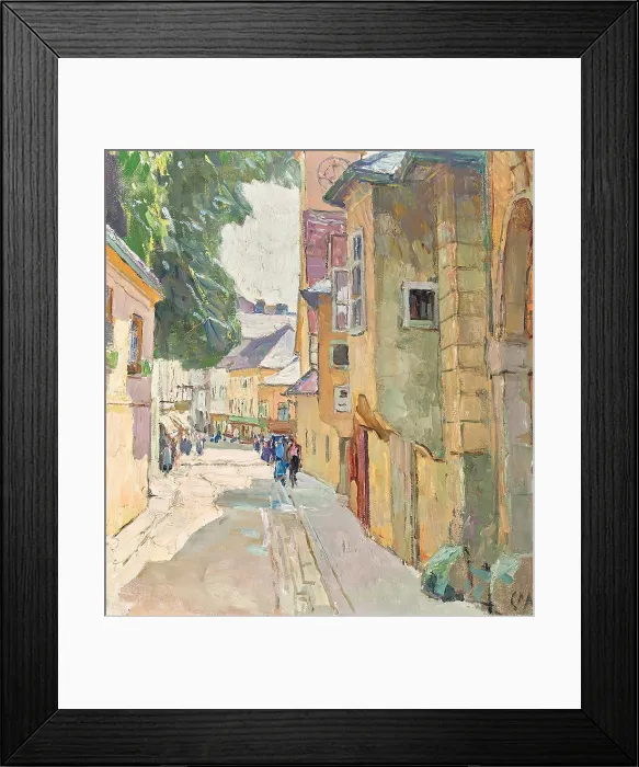 Framed Print : Dr Seipel Strasse In Modling Framed Print : Dr Seipel Strasse In Modling
