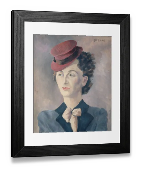 Framed Print : Portrait Of Madam Ursula Jannink-Veraguth Framed Print : Portrait Of Madam Ursula Jannink-Veraguth