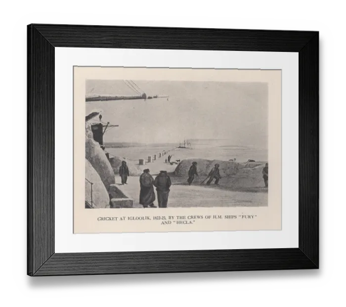Framed Print : Cricket at Igloolik, 1822-1823 (1912)