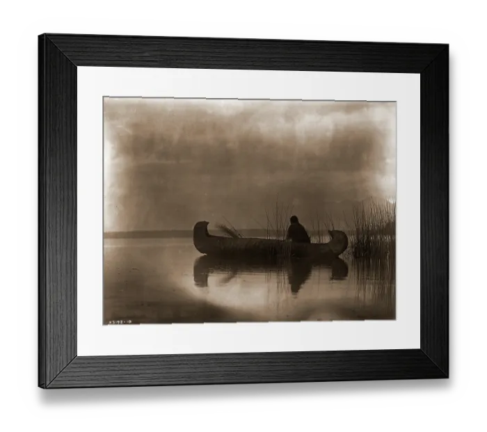 Framed Print : Kutenai Hunter By Curtis Framed Print : Kutenai Hunter By Curtis