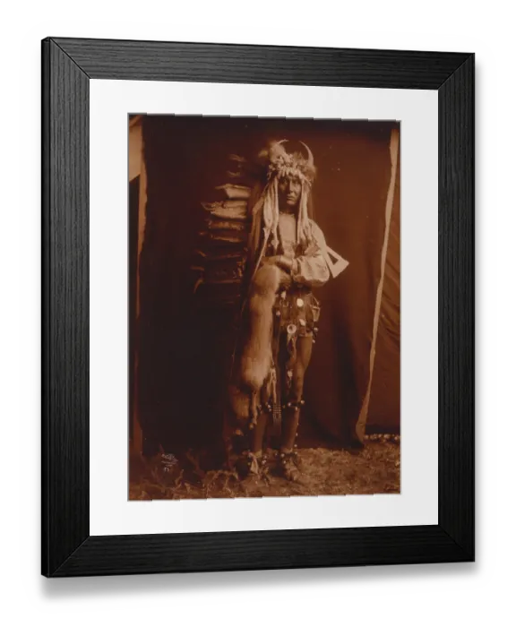 Framed Print : Iron Breast--Piegan Framed Print : Iron Breast--Piegan