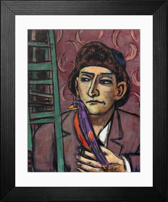 Framed Print : Man With Bird Framed Print : Man With Bird