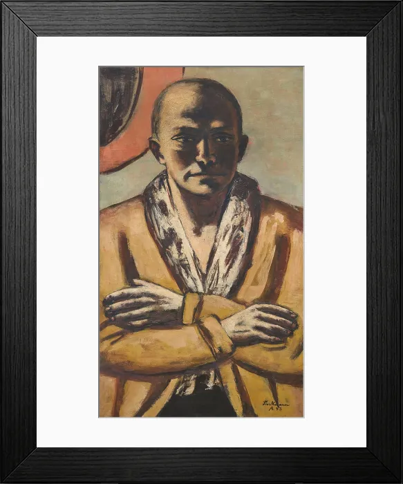 Framed Print : Self-Portrait Yellow-Pink Framed Print : Self-Portrait Yellow-Pink
