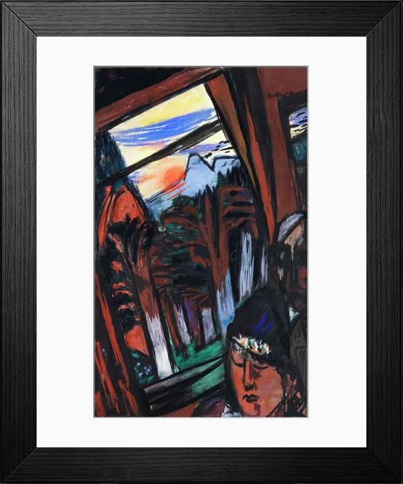 Framed Print : Cable Car In Baden-Baden (Mountain Railway In Colorado) Framed Print : Cable Car In Baden-Baden (Mountain Railway In Colorado)