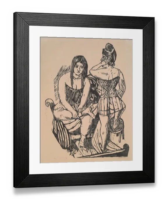 Framed Print : At Toilette (Bei Der Toilette) Framed Print : At Toilette (Bei Der Toilette)
