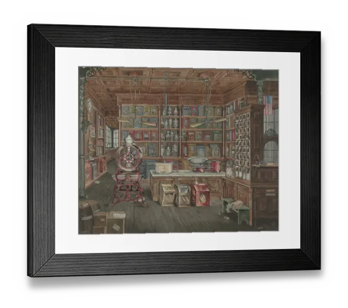 Framed Print : Grocery Store Framed Print : Grocery Store
