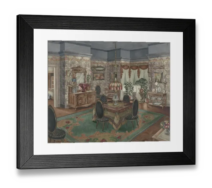 Framed Print : Dining Room Framed Print : Dining Room