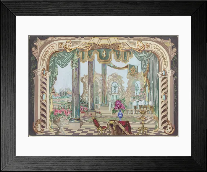 Framed Print : Stage Backdrop Framed Print : Stage Backdrop