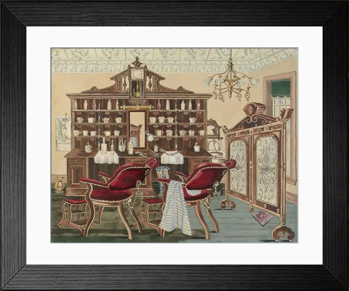 Framed Print : Barber Shop Framed Print : Barber Shop