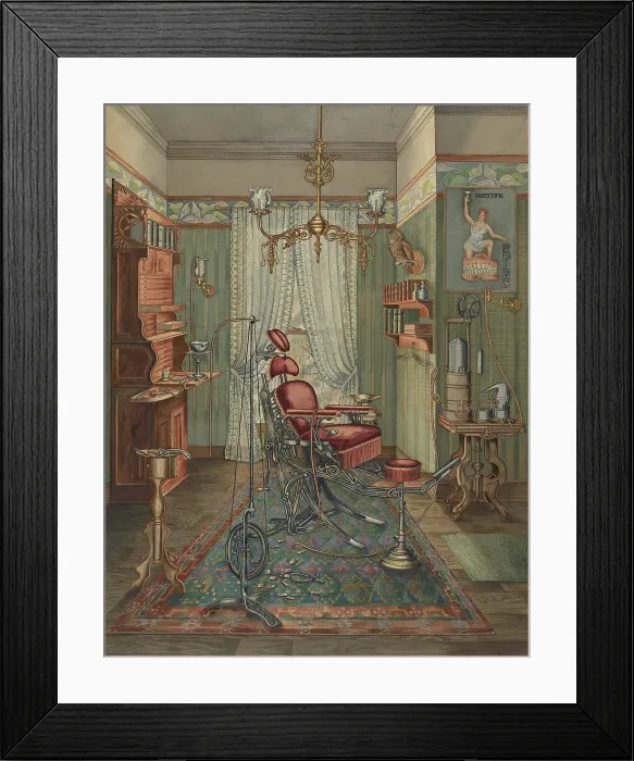 Framed Print : Dentists Operating Room Framed Print : Dentists Operating Room
