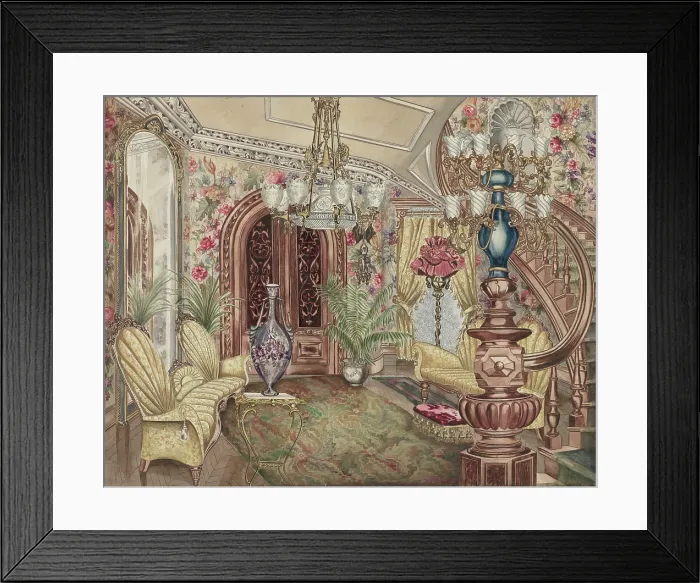 Framed Print : Entrance Hall Framed Print : Entrance Hall