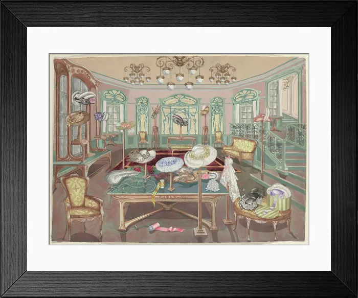 Framed Print : Millinery Shop Framed Print : Millinery Shop