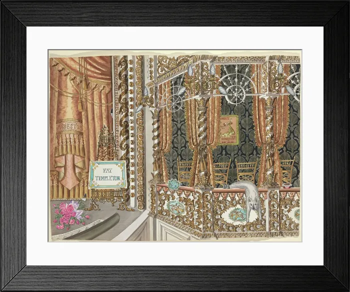 Framed Print : Theatre Box Framed Print : Theatre Box