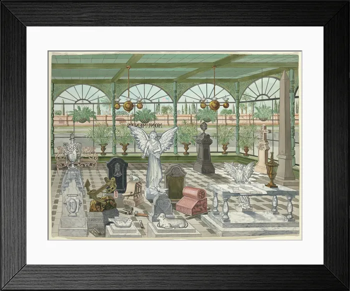 Framed Print : Monument Display Room Framed Print : Monument Display Room
