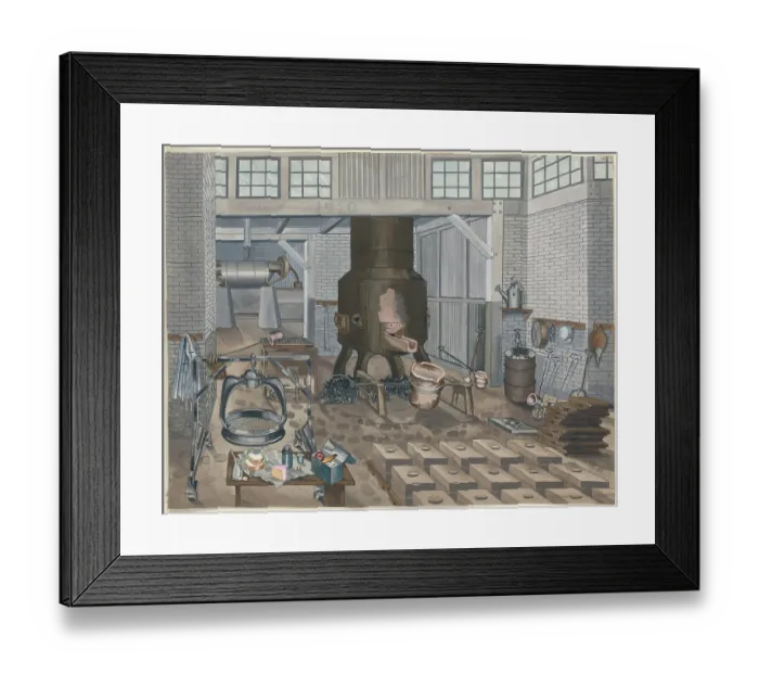 Framed Print : Iron Foundry Framed Print : Iron Foundry