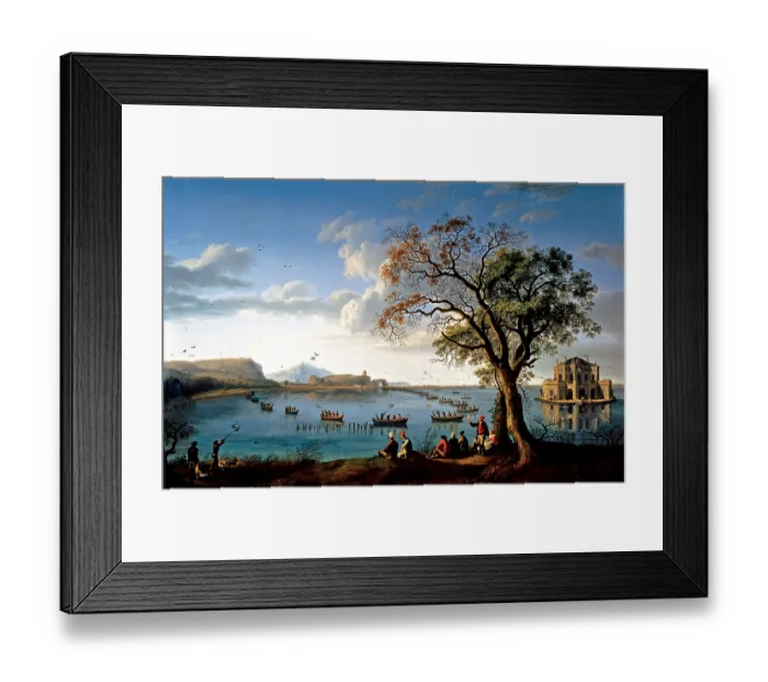 Framed Print : Ferdinand IV hunting coots on lake Fusaro (Ferdinando IV a caccia di folaghe sul lago del Fusaro) Framed Print : Ferdinand IV hunting coots on lake Fusaro (Ferdinando IV a caccia di folaghe sul lago del Fusaro)