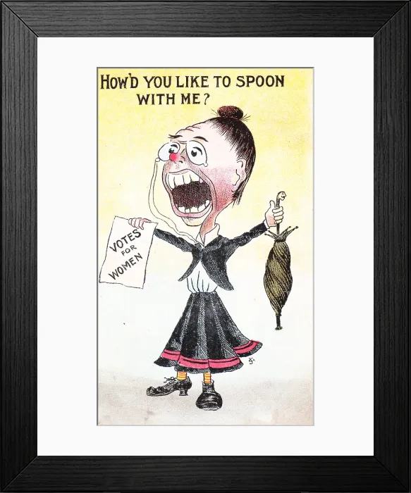 Framed Print : Suffrage Spooner Framed Print : Suffrage Spooner