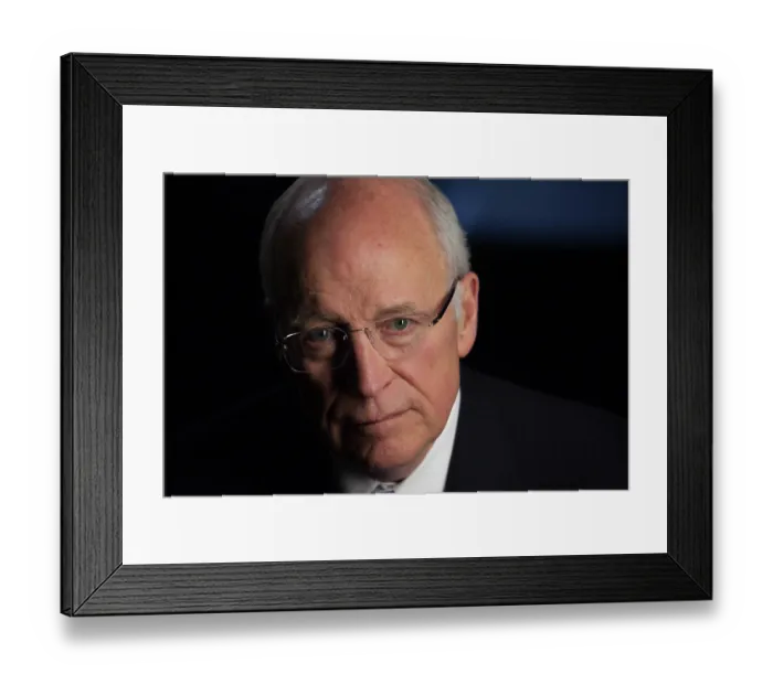 Framed Print : Dick Cheney Interviewed for 'The Presidents Gatekeepers' Framed Print : Dick Cheney Interviewed for 'The Presidents Gatekeepers'