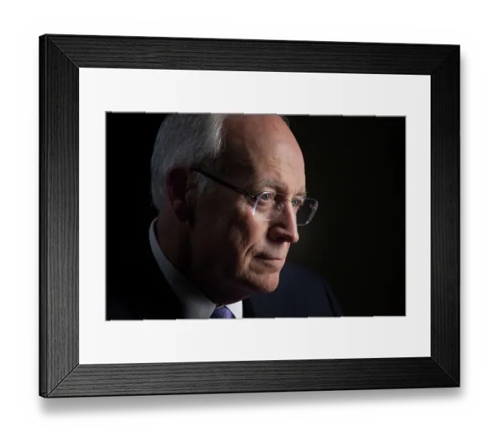 Framed Print : Dick Cheney Interviewed for 'The Presidents Gatekeepers' Framed Print : Dick Cheney Interviewed for 'The Presidents Gatekeepers'