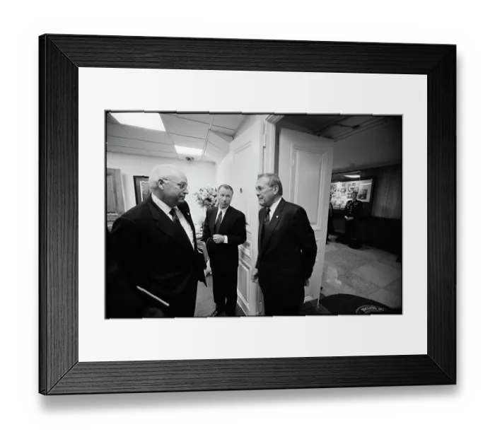 Framed Print : Rumsfeld, Libby And Cheney Framed Print : Rumsfeld, Libby And Cheney