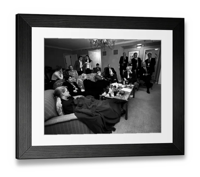 Framed Print : Cheney Watches Election Returns Framed Print : Cheney Watches Election Returns