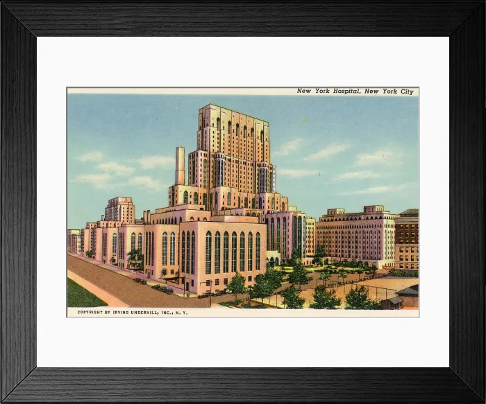 Framed Print : Vintage souvenir postcard, Radio City Music Hall, NYC, New York, ca 1935 Framed Print : Vintage souvenir postcard, Radio City Music Hall, NYC, New York, ca 1935