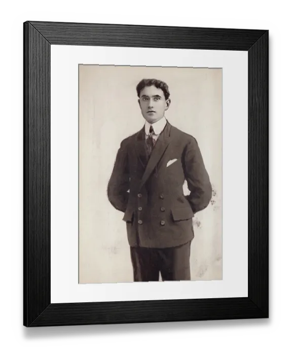 Framed Print : Cabinet card portrait of actor and director Edgar Selwyn, ca 1916 Framed Print : Cabinet card portrait of actor and director Edgar Selwyn, ca 1916