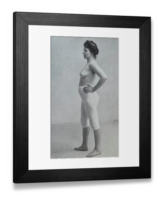 Framed Print : Exercise, The Power and Beauty of Superb Womanhood series, 1901 Framed Print : Exercise, The Power and Beauty of Superb Womanhood series, 1901