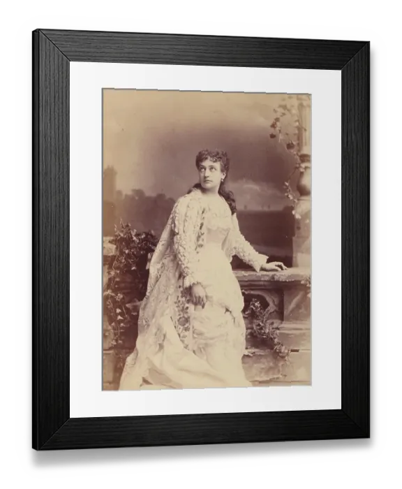 Framed Print : Cabinet card portrait of Maude Granger in Shakespeare's Romeo and Juliet, ca 1878 Framed Print : Cabinet card portrait of Maude Granger in Shakespeare's Romeo and Juliet, ca 1878