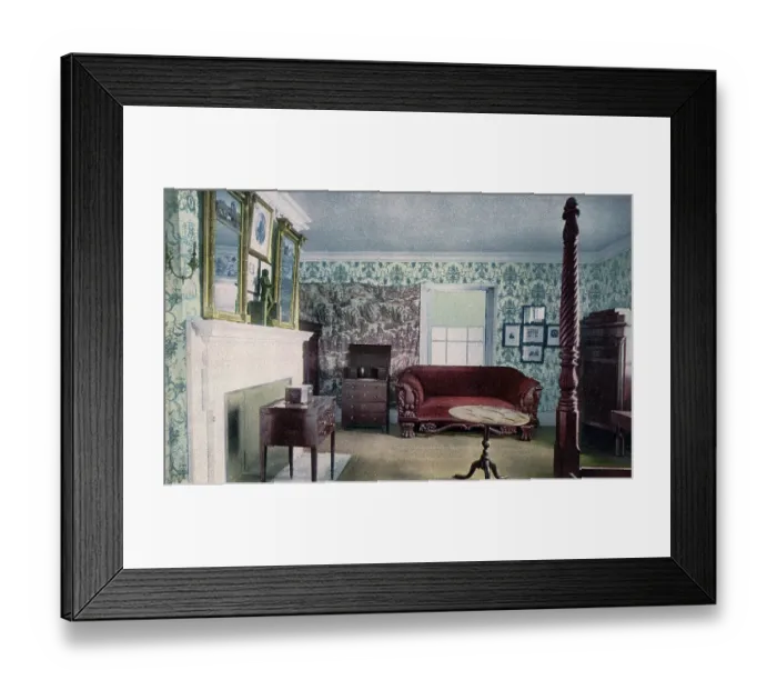 Framed Print : Vintage souvenir postcard, Morris-Jumel Mansion, George Washington's Headquarters, New York City, circa 1922 Framed Print : Vintage souvenir postcard, Morris-Jumel Mansion, George Washington's Headquarters, New York City, circa 1922