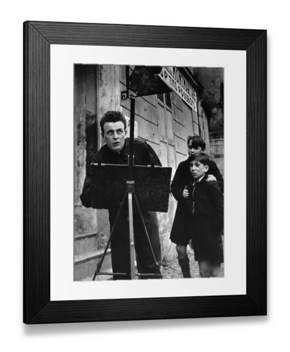 Framed Print : Paris Artist Framed Print : Paris Artist