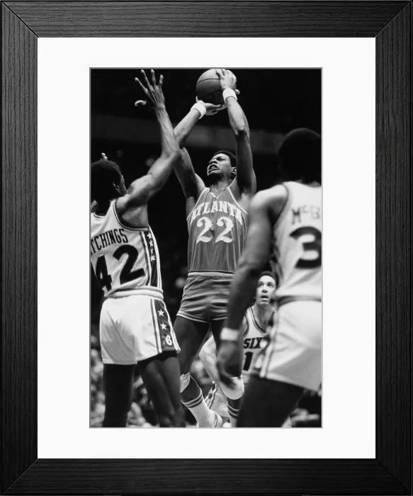 Framed Print : Hawks Vs 76ers Framed Print : Hawks Vs 76ers